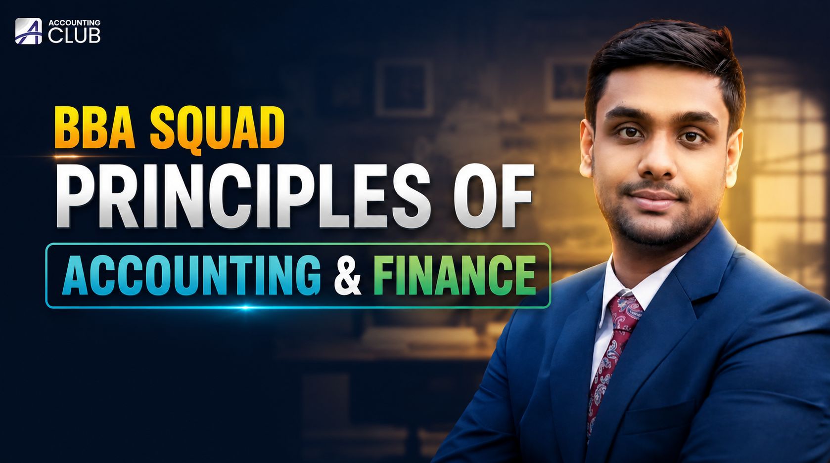 Principles of Accounting & Finance